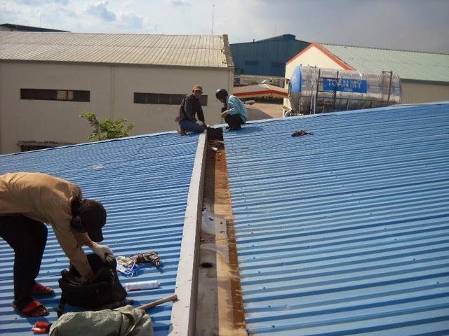 Cách lợp tôn mạ màu 